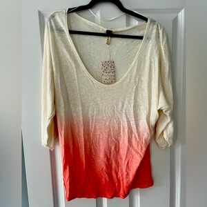 Free People ombré shirt
